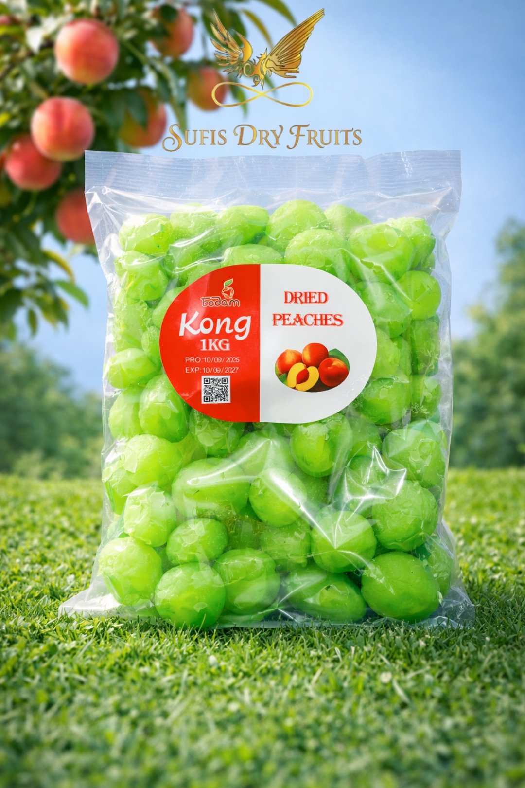 Sufis Peach 1.jpg Sufis Peach Green - Image 1